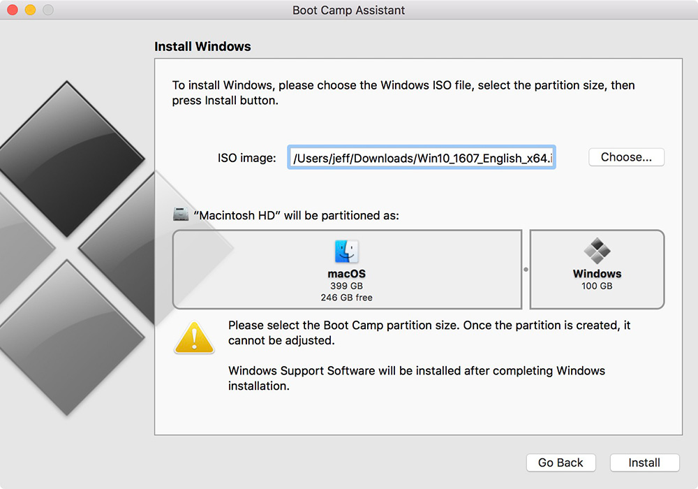 Cách cài đặt Windows 10 trên máy Mac bằng Boot Camp Assistant 7
