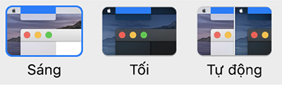 Cách bật giao diện tối của macOS Catalina bằng phím tắt trên Touch Bar 2