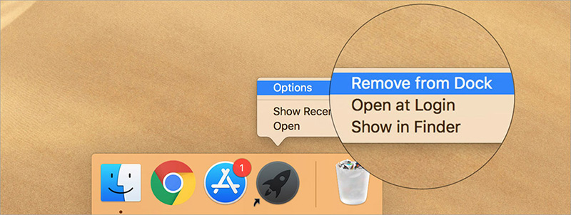 Cách tắt Launchpad trên Mac 2