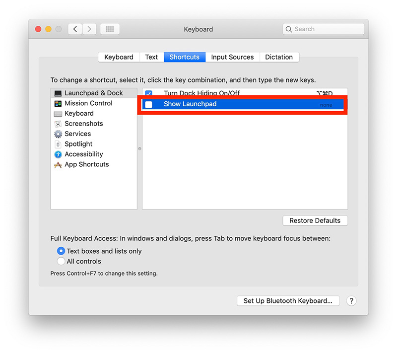 Cách tắt Launchpad trên Mac 3