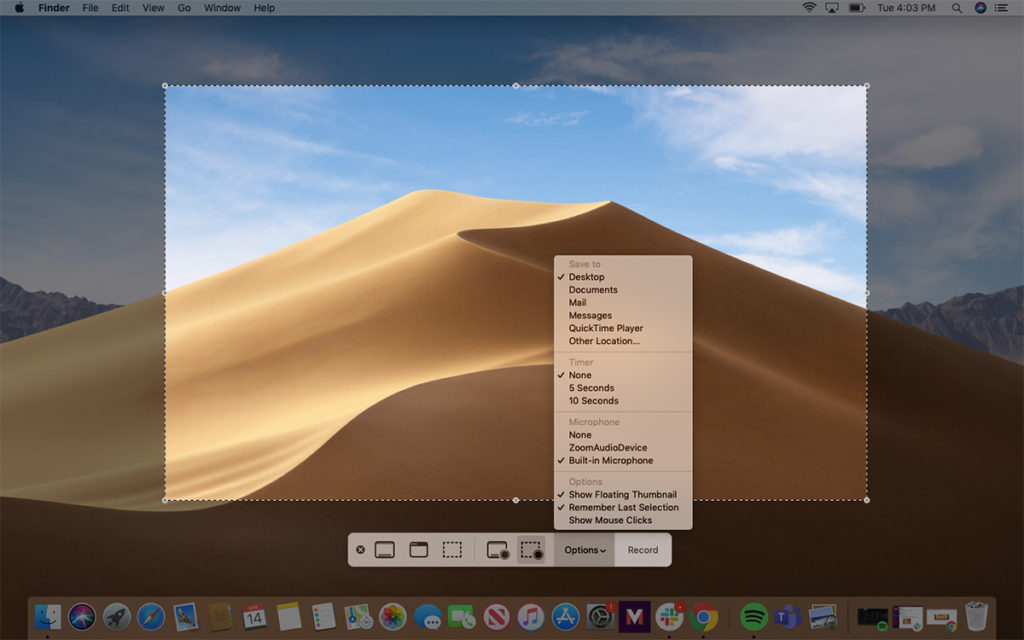 Hướng dẫn quay màn hình máy Mac 2