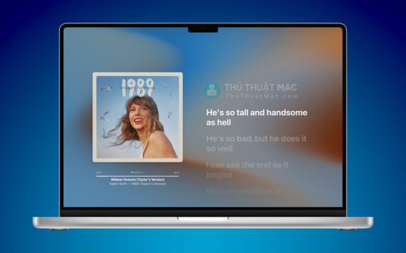 Cách xem lời bài hát Apple Music ở chế độ toàn màn hình trên Mac 1