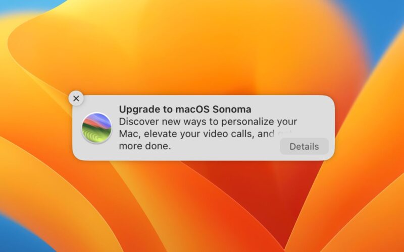 Cách dừng thông báo "Upgrade to macOS Sonoma" 1