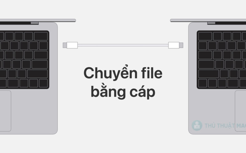 Cách chuyển file giữa hai máy Mac bằng cáp 1